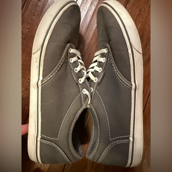 Vans Shoes - Vans Off The Wall Atwood Low 721356  Sneakers Shoes Women Gray Canvas Size 8.5‎